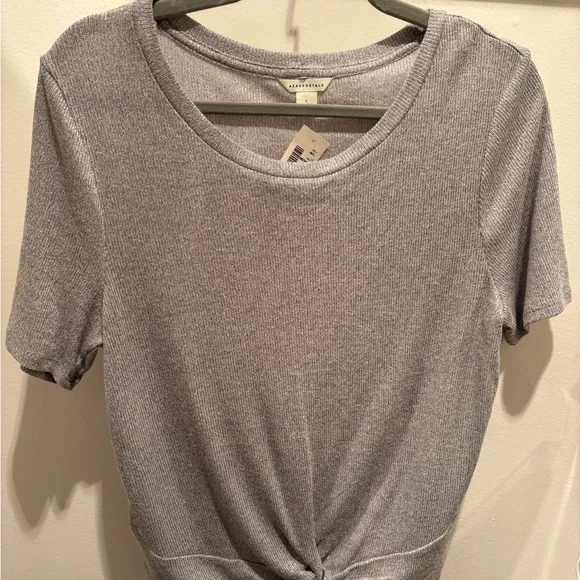 Aeropostale Heather Gray Short Sleeve Top - Picture 1 of 4